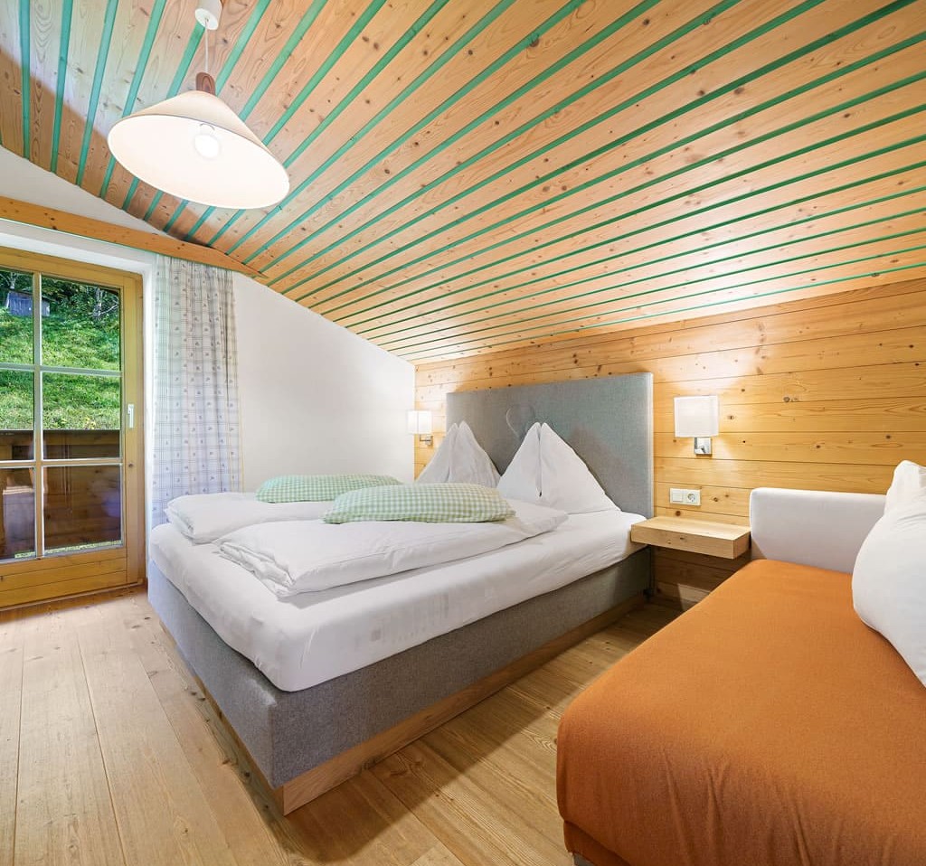 Gemütliche Schlafzimmer mit hochwertigen Betten