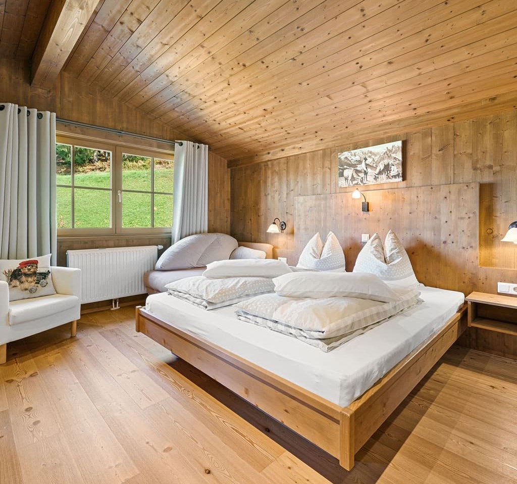 Gemütliche Schlafzimmer mit hochwertigen Betten