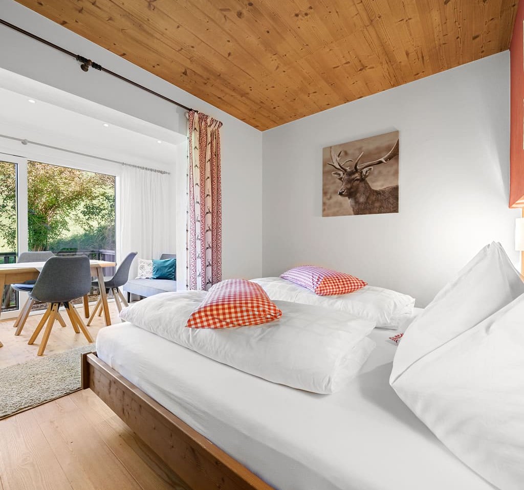 Gemütliche Schlafzimmer mit hochwertigen Betten