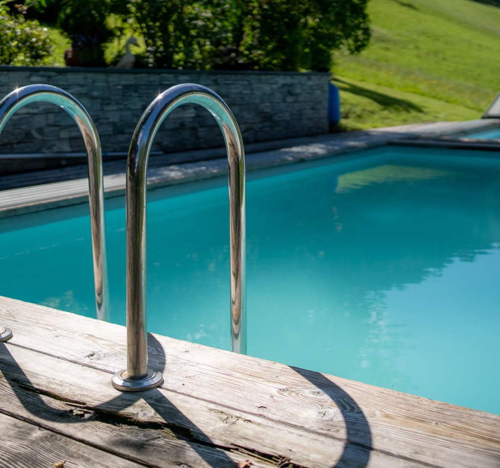 Einstieg in den Pool