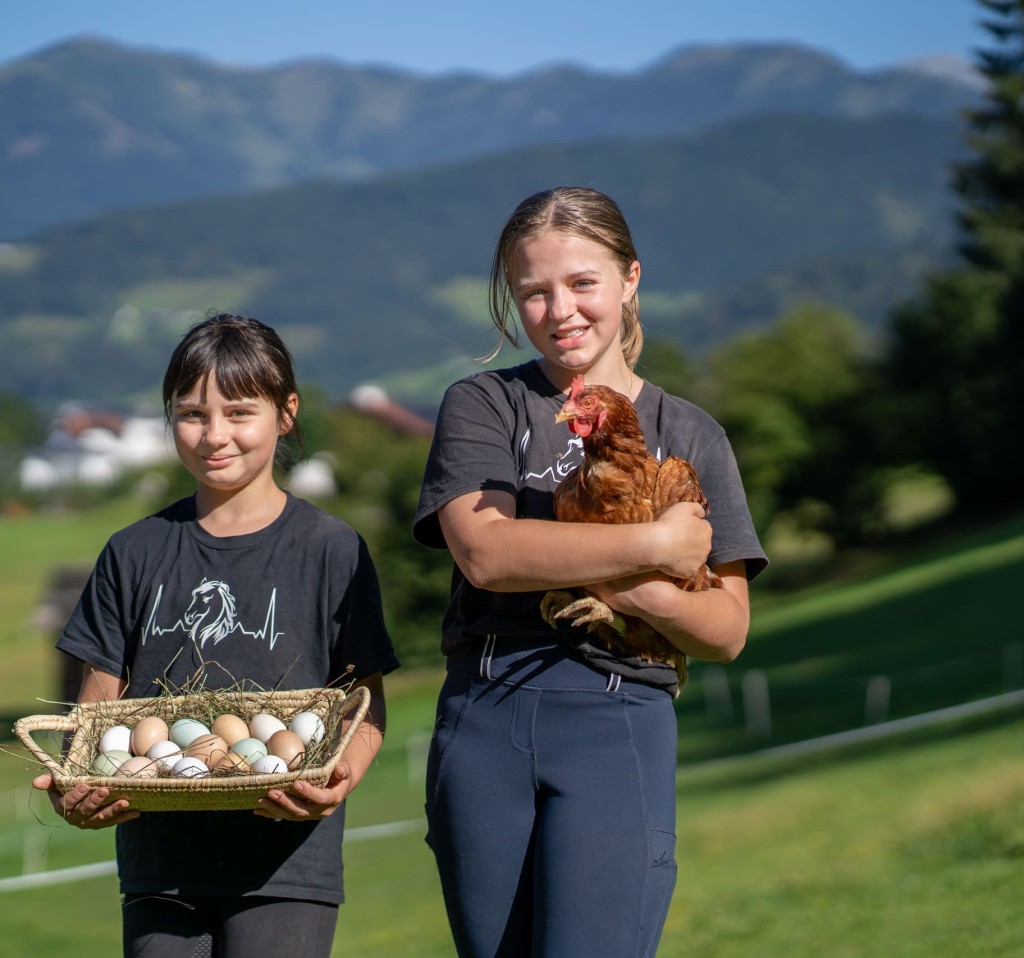 Frische Eier fürs Frühstück