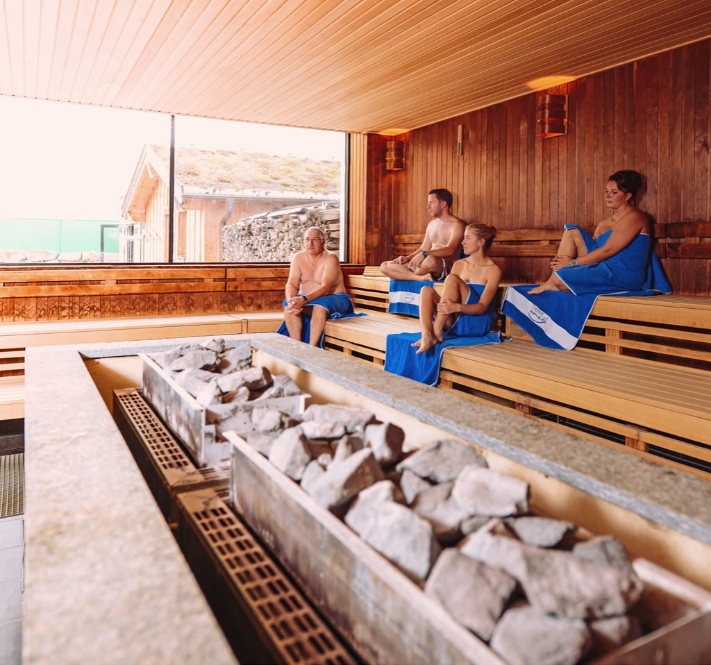 Saunalandschaft in der Erlebnistherme Amadé © Therme Amadé
