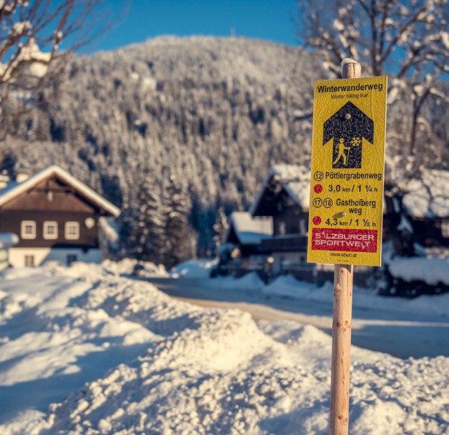 Winterwandern und Schneeschuhwandern in Eben im Pongau ©  TVB Eben_Sobietzki